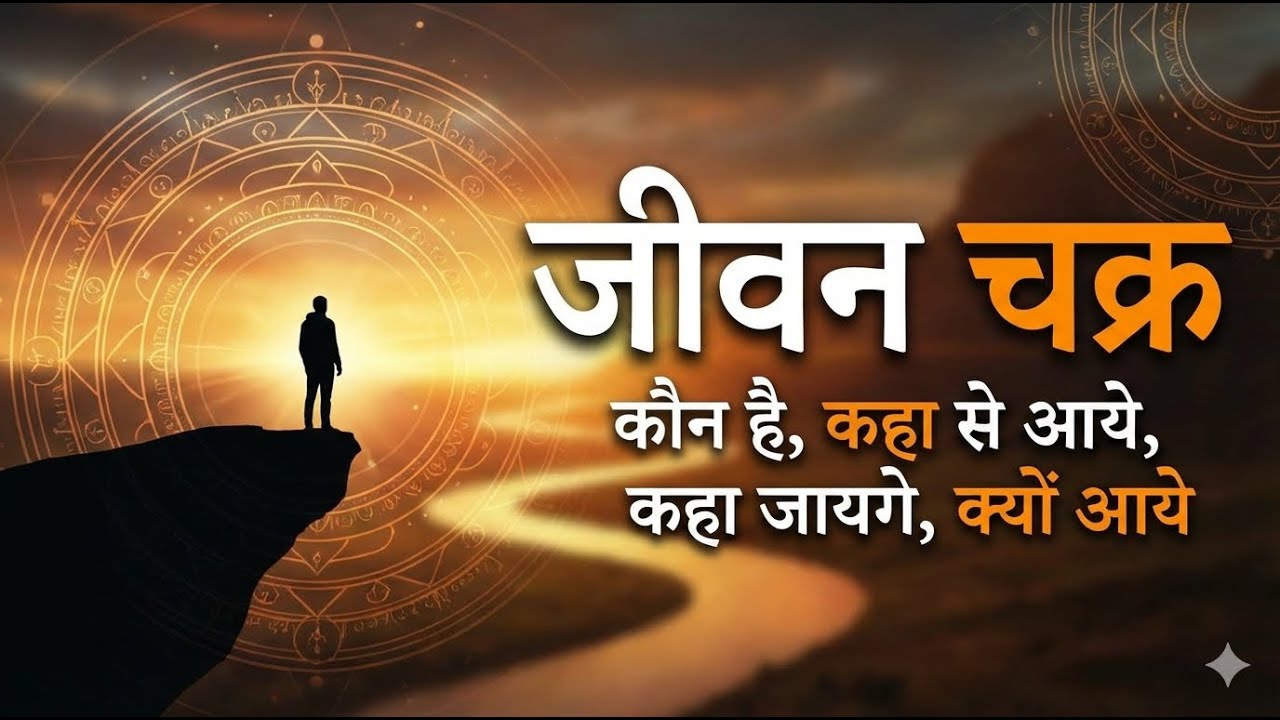 कहाँ से आए?☸️ कौन हैं हम? कहाँ जाना? | Spiritual Truth | 3D Bhajan Visual जीवन का सबसे बड़ा प्रश्न