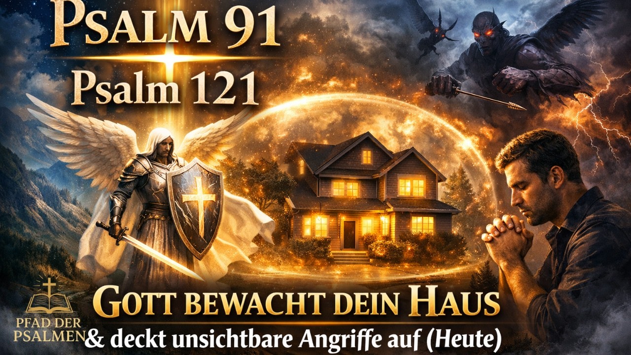 🛡️ Psalm 91 + Psalm 121 — Gott bewacht dein Haus & deckt unsichtbare Angriffe auf (Heute)