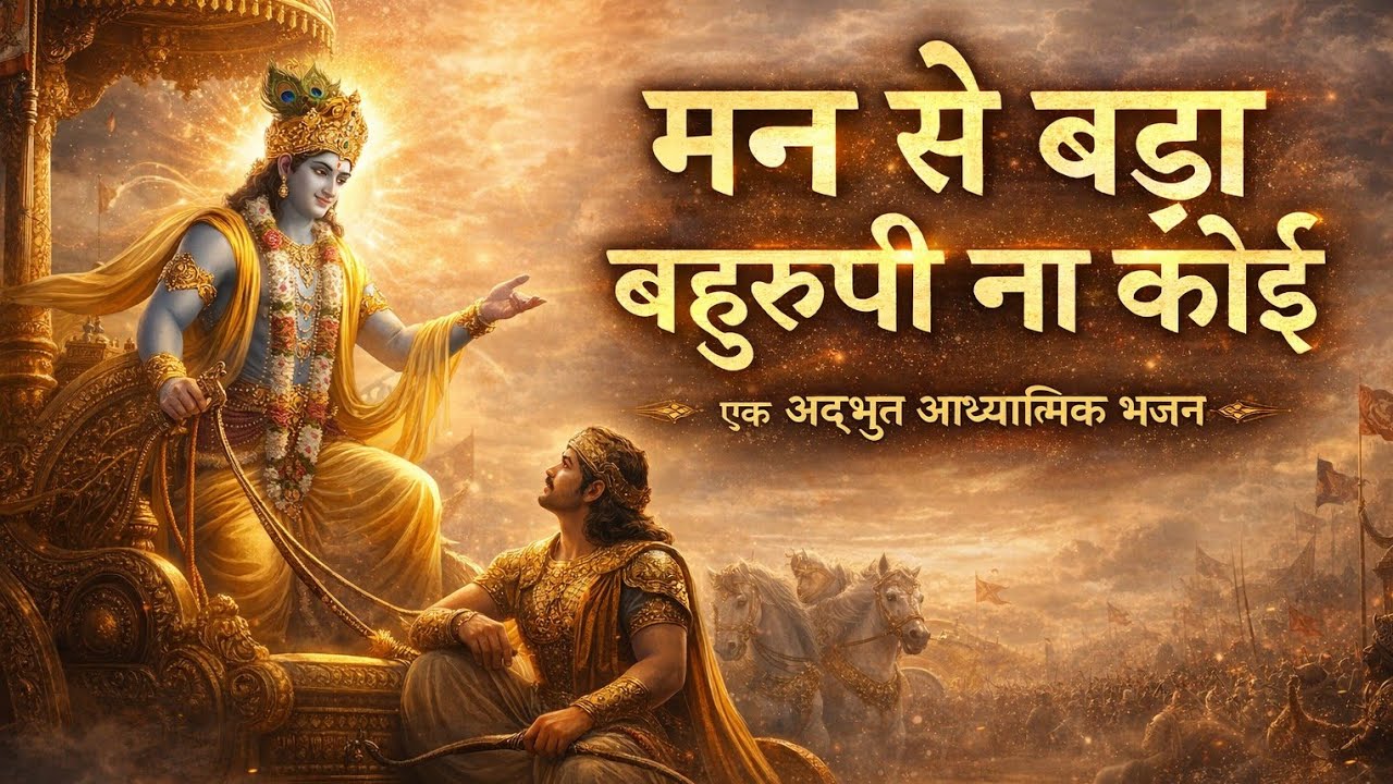 Man Se Bada Bahurupi Na Koi | Krishna Arjuna Bhagavad Gita Wisdom | Powerful Spiritual Bhajan