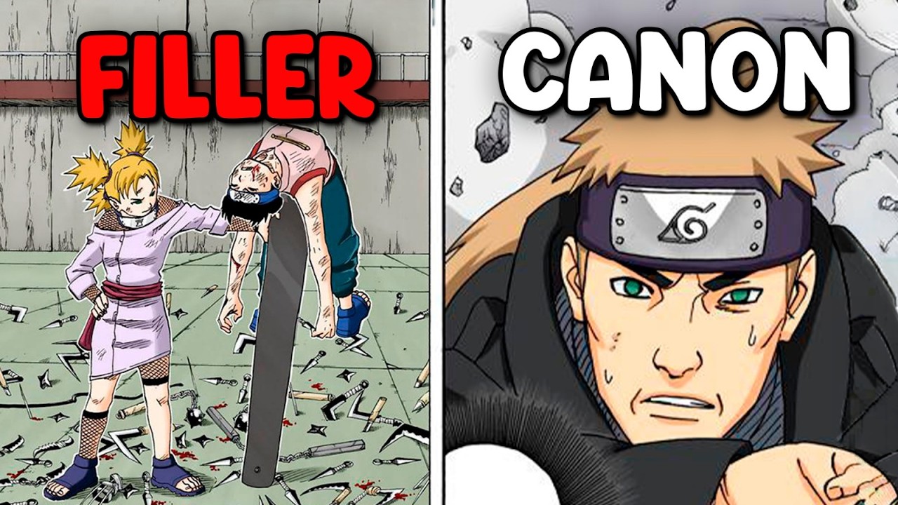 Lutas Fillers em Naruto que TODOS PENSAM serem Canônicas