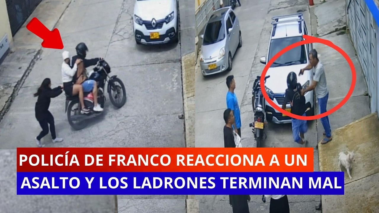 POLICÍA FUERA DE SERVICIO REACCIONA Y FRUSTRA ASALTO | CUANDO EL CRIMEN NO GANA
