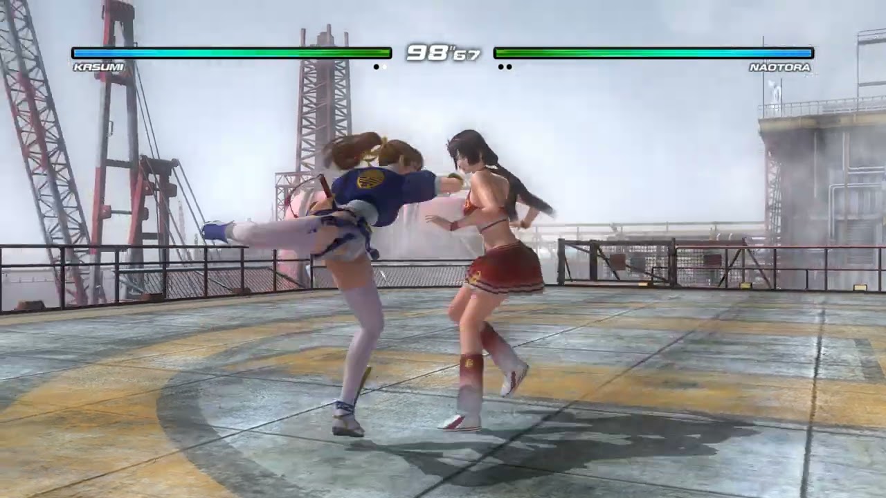 Dead or Alive 5 Last Round: Kasumi (costume 1) vs Naotora - 4K