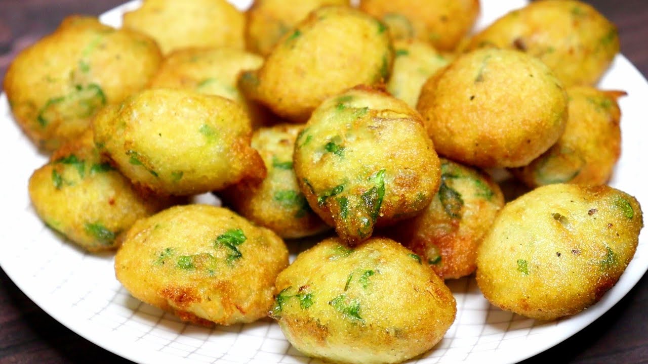 2 ingredients, No soda, crispy new style breakfast/snacks without any flour, hardwork - Simple snack