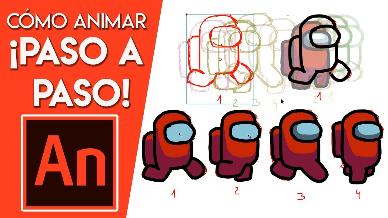 Cómo HACER ANIMACIONES - TUTORIAL Adobe Animate (Sirve cualquier versión)