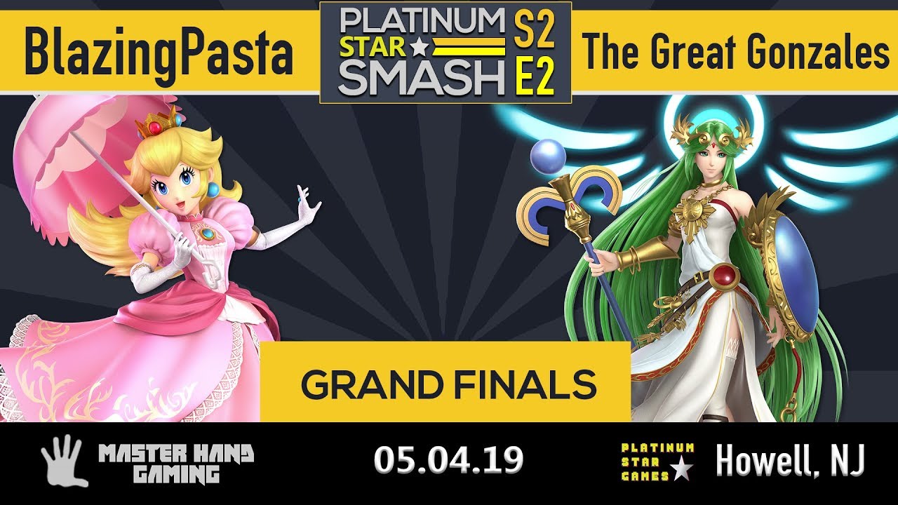 Platinum Star Smash S2:E2 - BlazingPasta (Peach) vs The Great Gonzales (Palutena) - Grand Finals