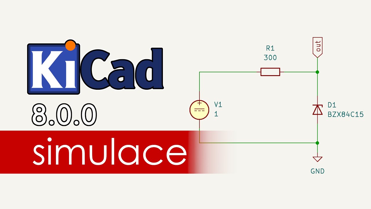 Stabilizátor napětí | KiCad 8 - Simulace