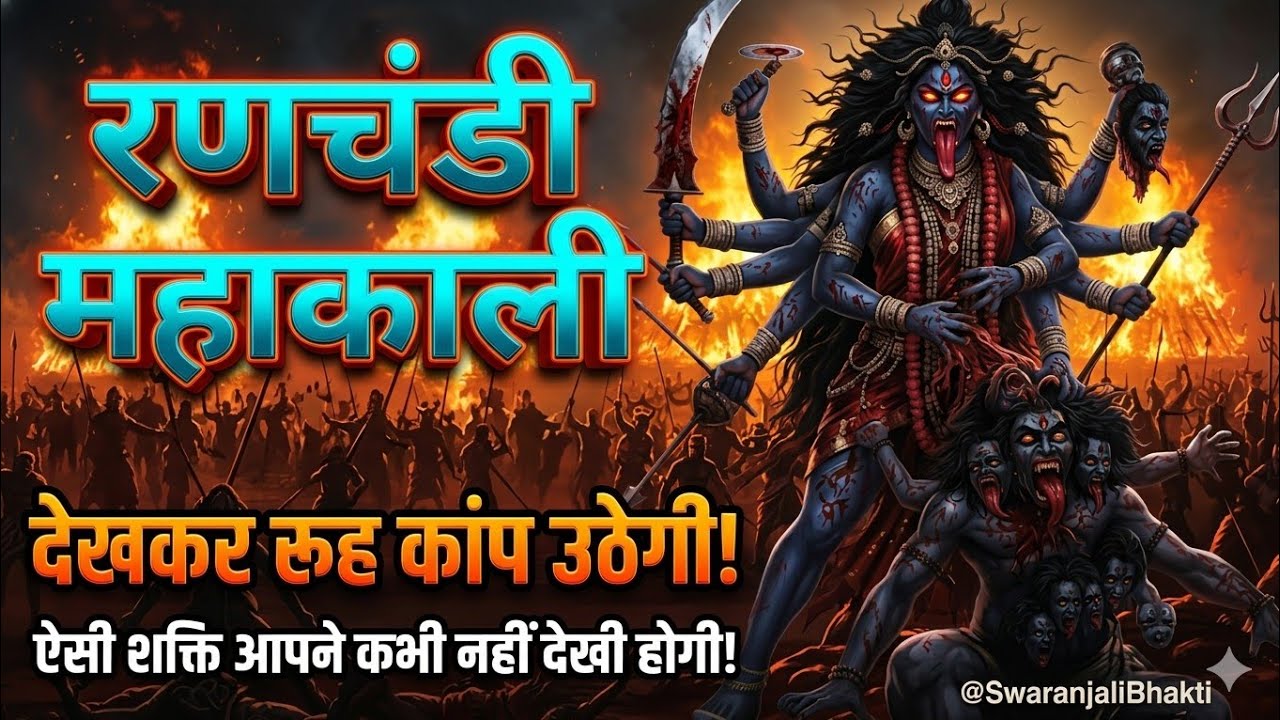 रक्तबीज संहार: महाकाली रौद्र भजन | Duration | Powerful Tandav Beats | Swaranjali Bhakti #kalimaa 