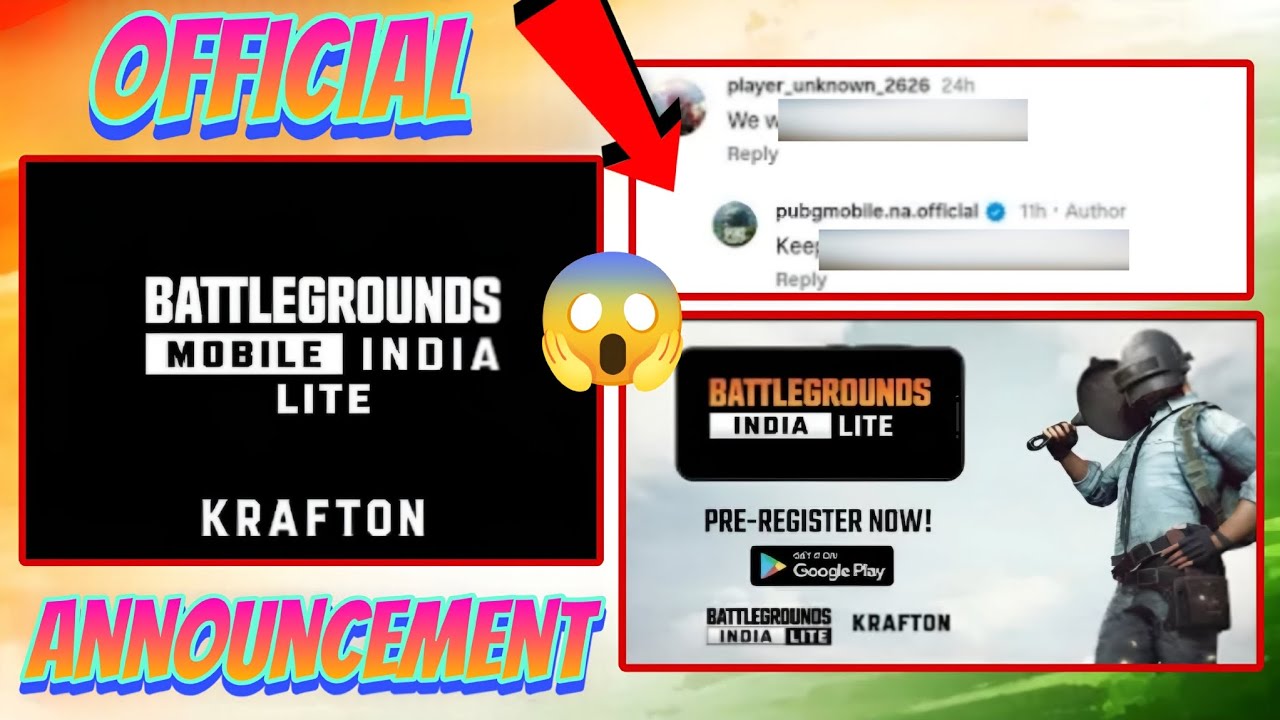 BGMI LITE OFFICIAL ANNOUNCEMENT 😍 KRAFTON REPLY ON BGMI LITE LAUNCH DATE & PUBG LITE NEW UPDATE 😱