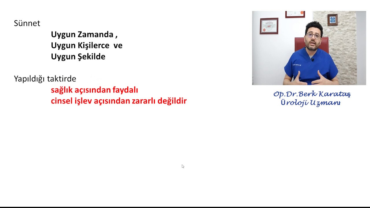 Sünnet Ne Zaman Yapılmalı ?  Sünnet Cinsel Sorunlara Yol Açar mı ?