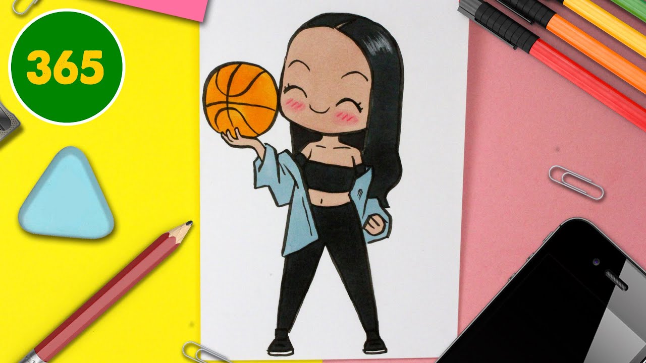 COMMENT DESSINER UNE FILLE KAWAII – Dessins kawaii facile - comment dessiner des personnages kawaii