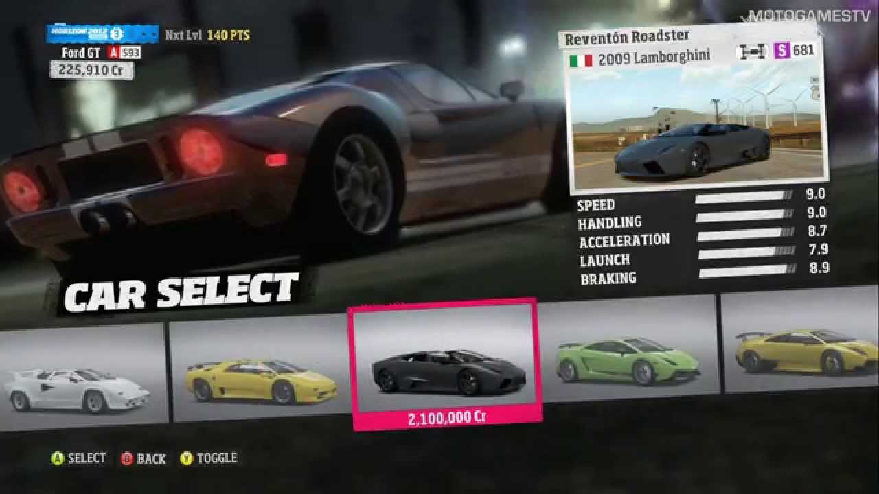 Forza Horizon - All Cars from Autoshow (24.10.2012)