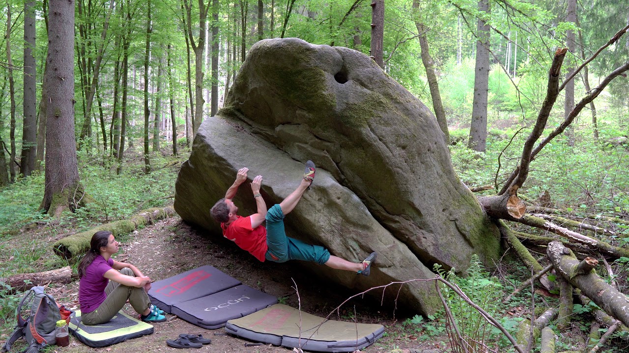 Bouldering Schondratal May 2020