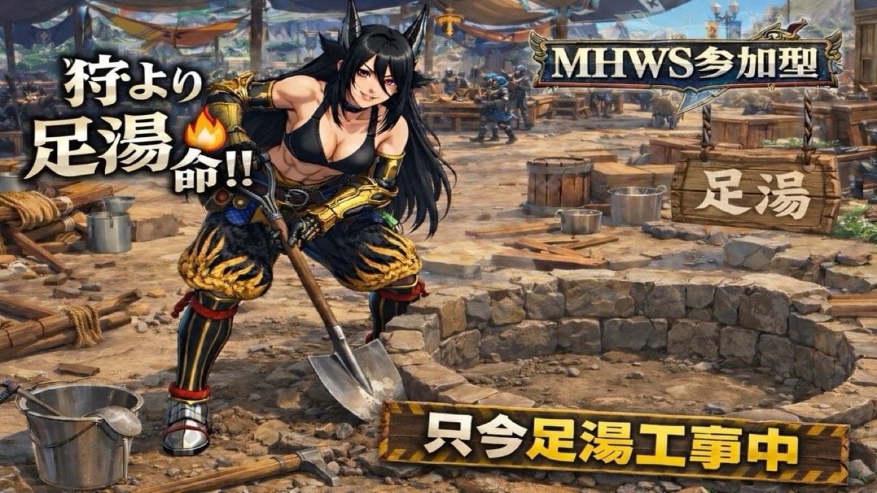 [モンハンワイルズ]王ベド？こっちはトランス脂肪さん知ってんだぞ！？[参加◎お手伝い◎]