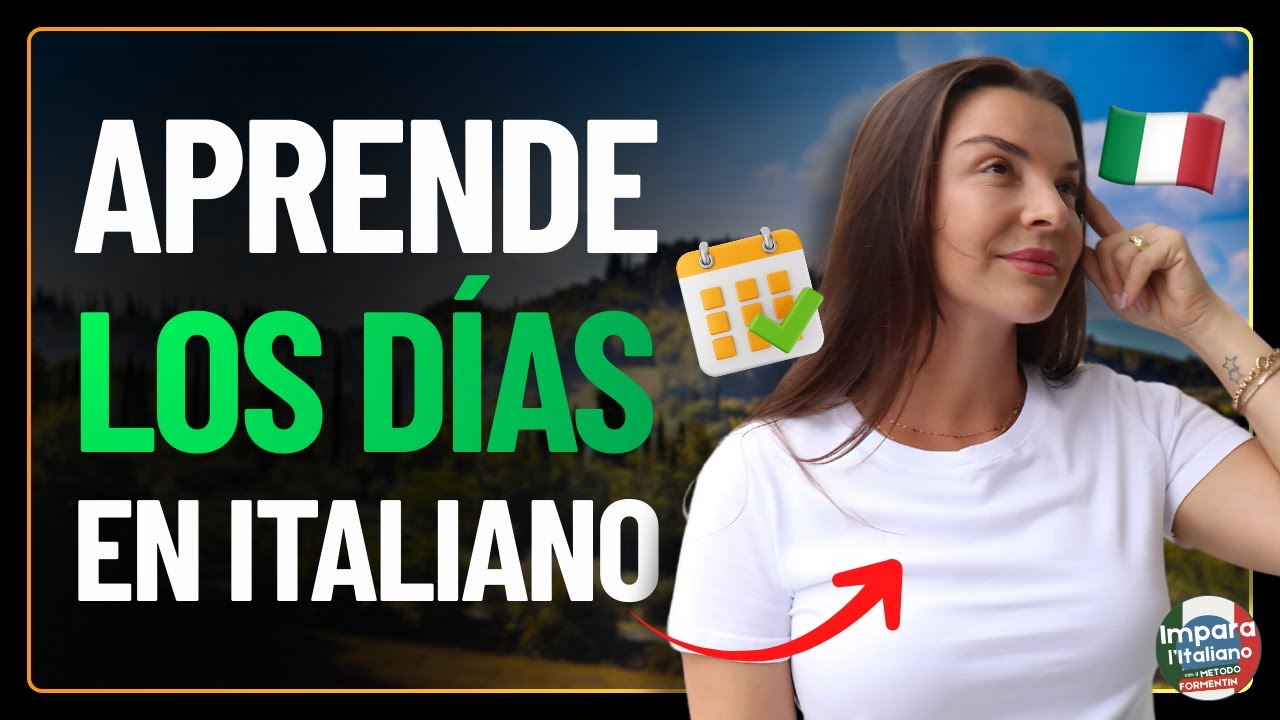 Días de la semana en italiano: aprende rápido + frases útiles para viajar | CLASE DE ITALIANO