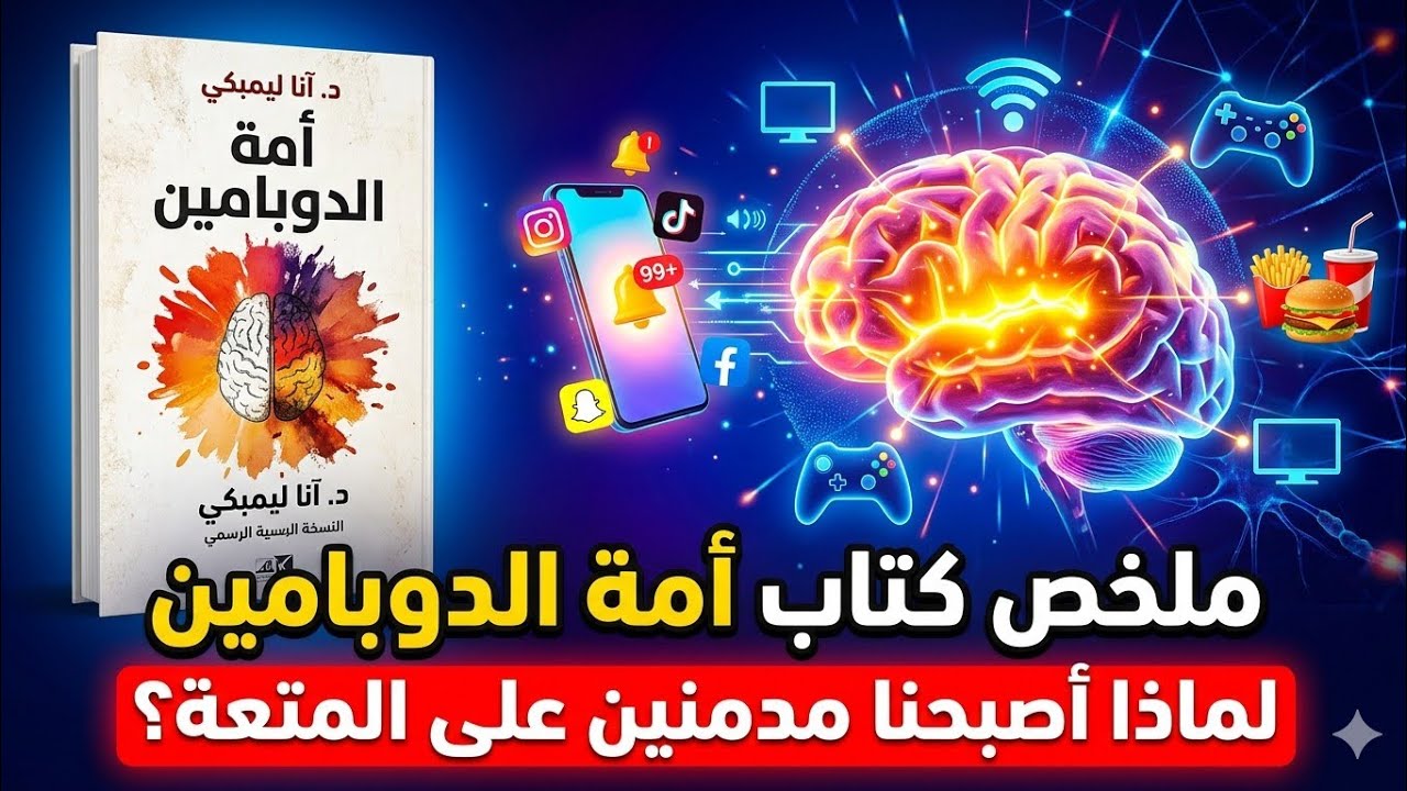 ملخص كتاب أمة الدوبامين | لماذا أصبحنا مدمنين على المتعة؟#أمة_الدوبامين #ملخص_كتاب #تطوير_الذات#نجاح