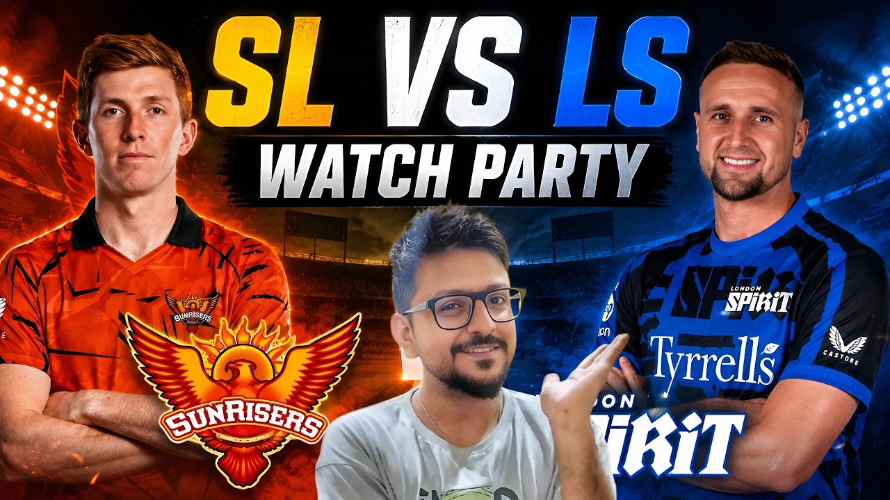 London Spirit vs Sunrisers Leeds LIVE | The Hundred 2026 Watch Party 🔥 Raw Emotions + Chat Reaction