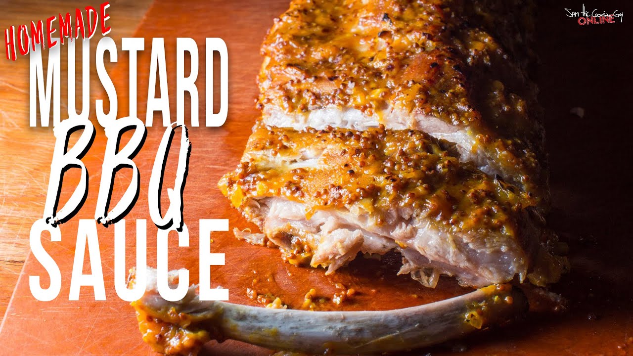 Simple Homemade Mustard BBQ Sauce for Ribs | SAM THE COOKING GUY