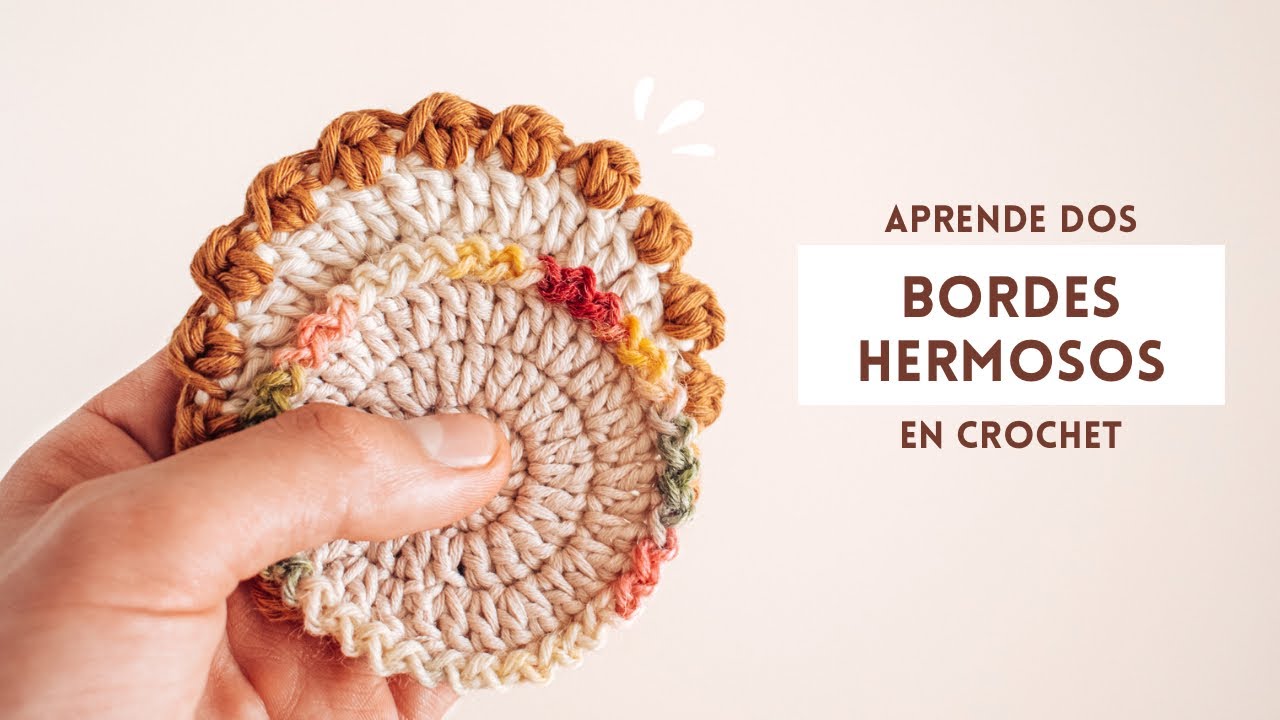 BORDES CLÁSICOS EN CROCHET | paso a paso