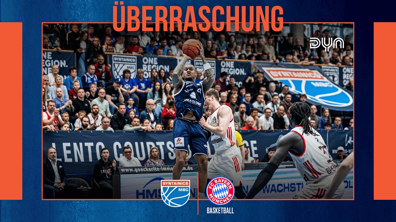 Highlights: SYNTAINICS MBC - FC Bayern M&uuml;nchen Basketball | easyCredit BBL | Dyn Basketball