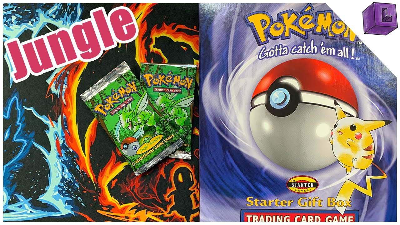 Opening A Pokemon Starter Gift Box And Jungle Packs!