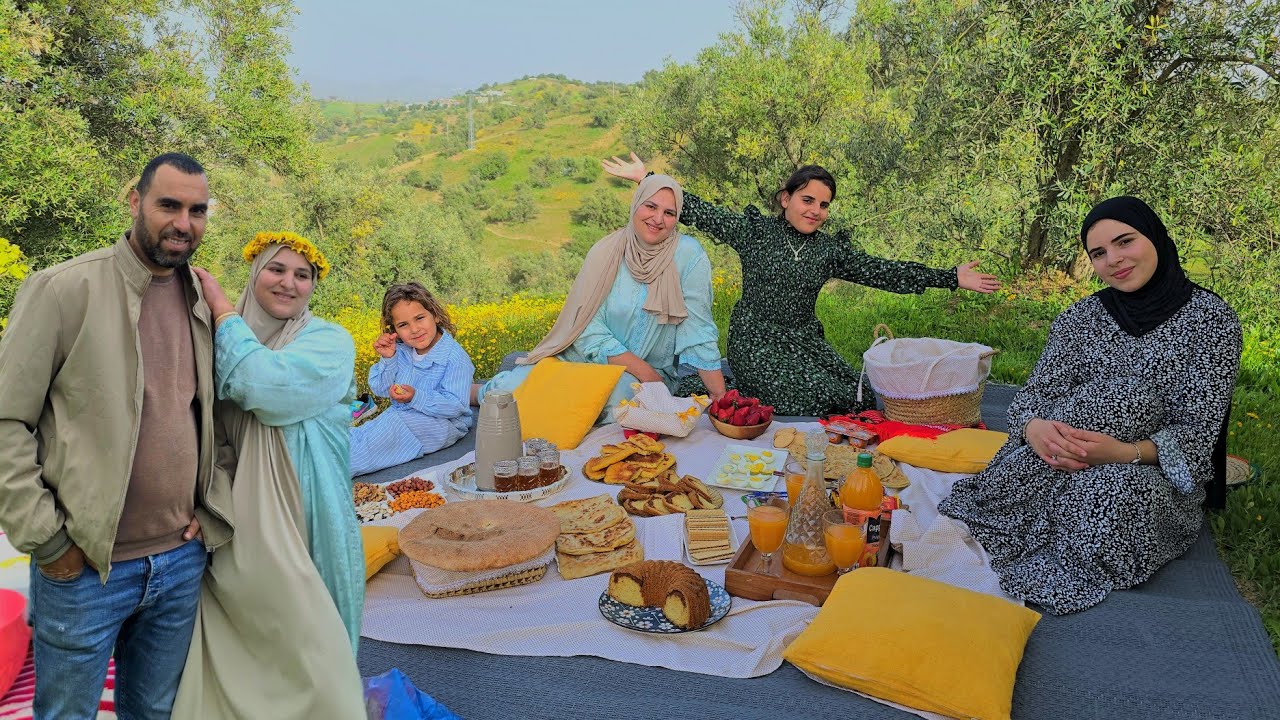 أحسن خريجة فالطبيعة مع راجلي ووليداتي نهار كامل ديال النشاط والطاقة الإجابية 😍