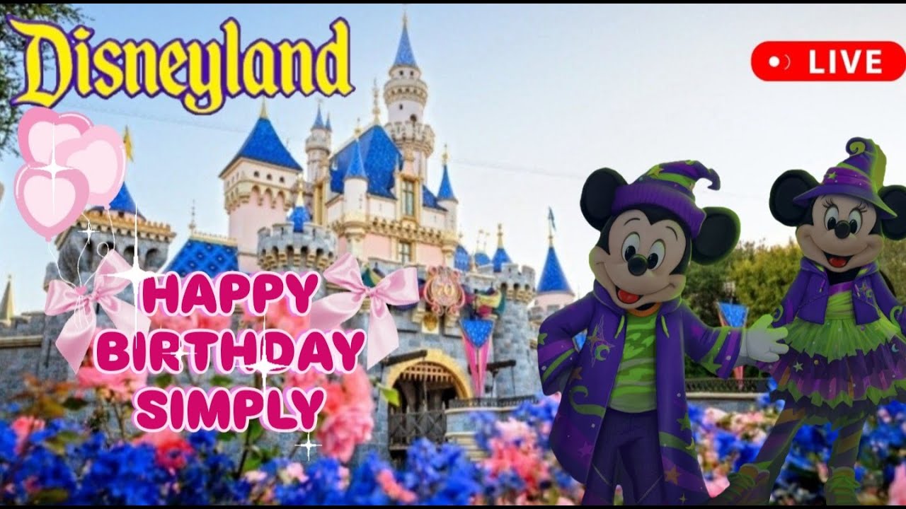 DISNEY Disneyland Relaxing Halloween Time Fun Rides Shows #livestream