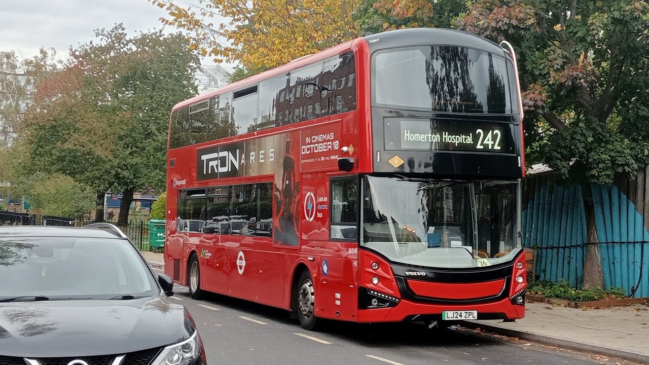 *FRV* Route 242|Homerton Hospital - Aldgate|Stagecoach LDN MCV DD113 Volvo BZL DD 86214 LJ24ZPL