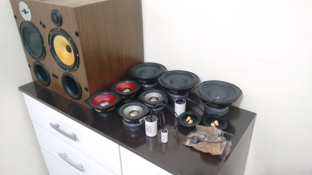 Alto falantes Souza Custons para as caixas torre 3 vias