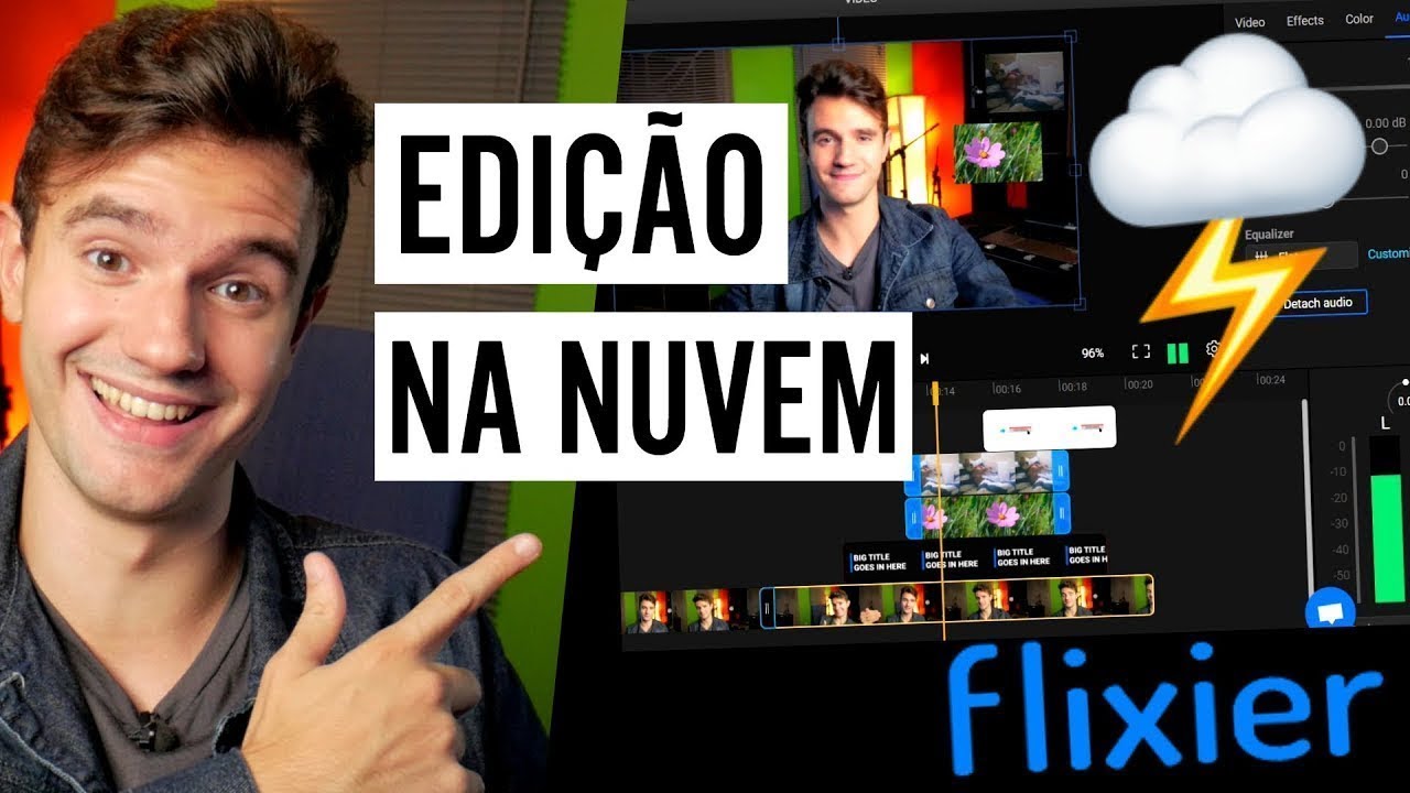 Como EDITAR VÍDEOS no flixier (edite pelo navegador, browser)