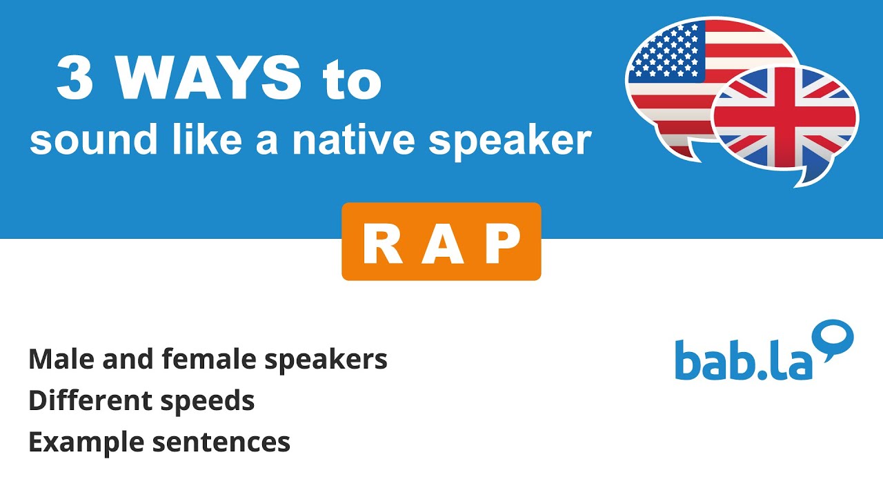 RAP pronunciation | Improve your language with bab.la