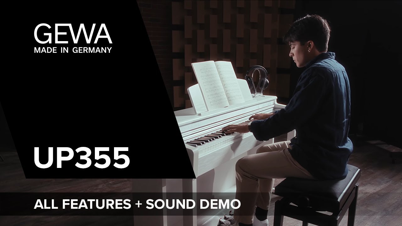 FEATURES 🎹 🇬🇧 GEWA UP355 Digital Piano with Lucas Toft