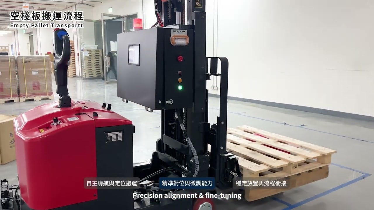 AI Vision-Guided Automated Forklift — Part 2 | Empty Pallet Transport