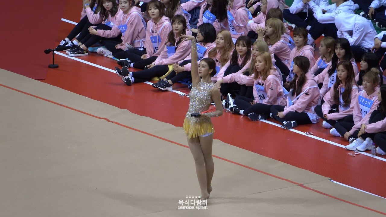 170116 아육대 리듬체조 피에스타 차오루 4K 직캠 by 육식다람쥐