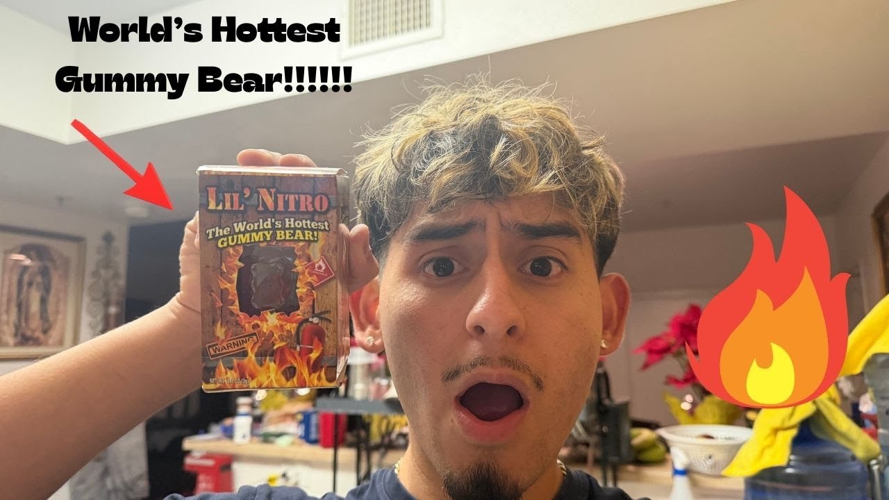 I Ate The World's Hottest Gummy Bear !!! (PAINFUL)