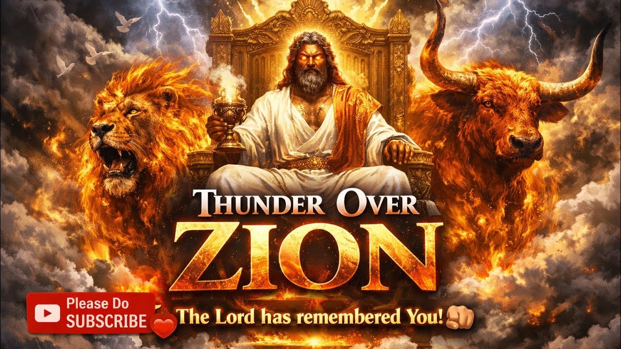 'Thunder Over Zion' - 1 HOUR POWERFUL PROPHETIC WARFARE PRAYER INSTRUMENTAL. #prayer #trending 