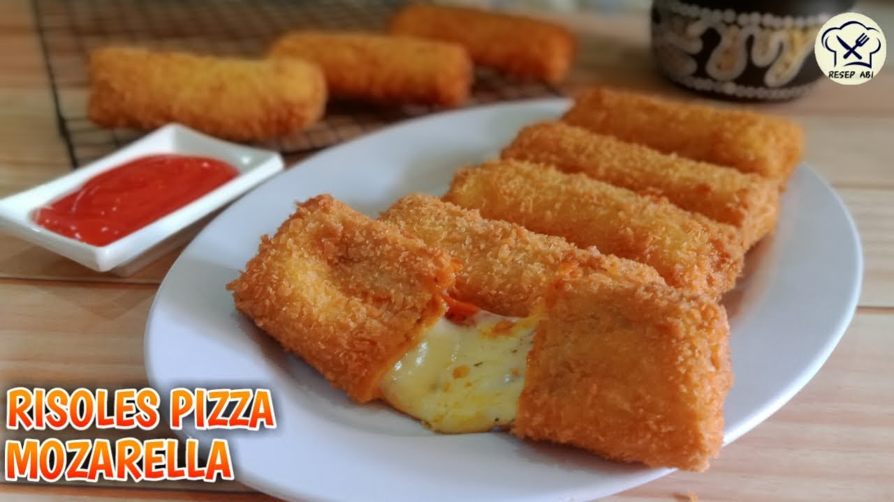 Resep Risoles Pizza Keju Mozarella Super Enak Kejunya Mulur Lumer Dimulut