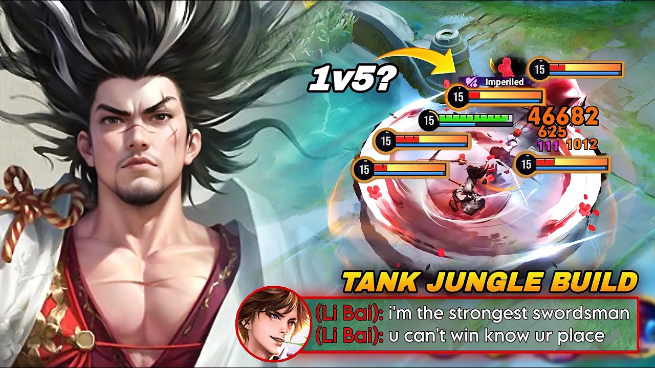 TANK MUSASHI JUNGLE CAN TAKE 5 ENEMIES AT ONCE WITH THIS BUILD! | MUSASHI BUILD & ARCANA