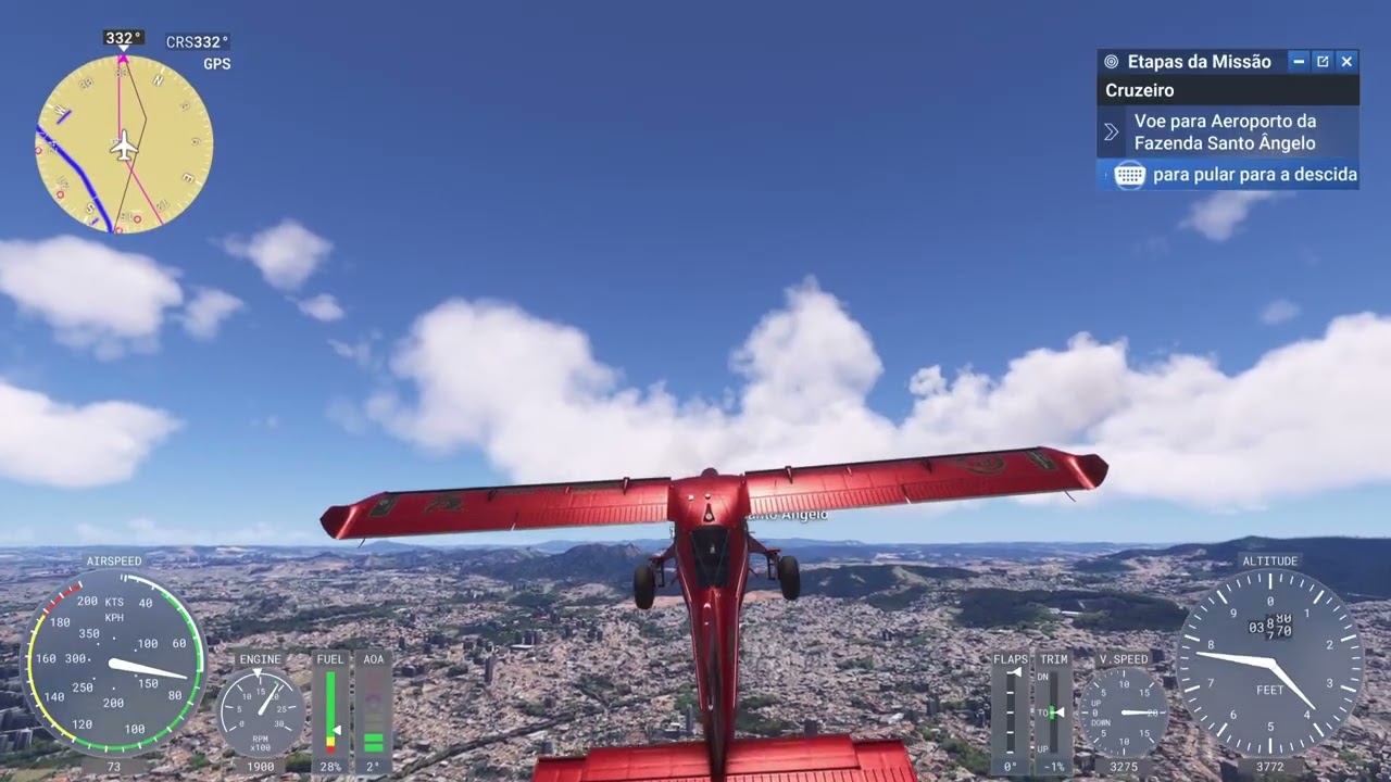 Entrega de Mercadorias em Brotas | MSFS 2024 Aviator [PS5]