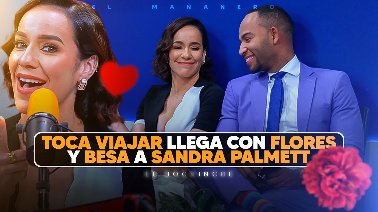 Toca Viajar besa a Sandra Palmett ❤️ - ¿Se roba isaura un talento del mañanero?