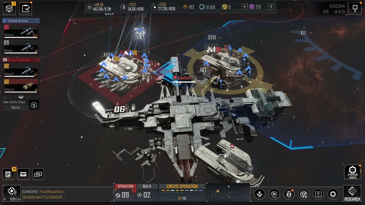 full siege at lantier (Infinite Lagrange)