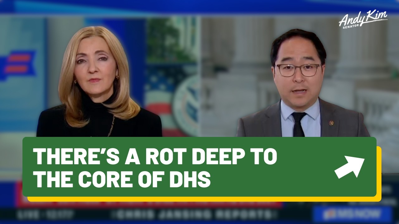 Kristi Noem is out but Senator Kim isn't holding his breath