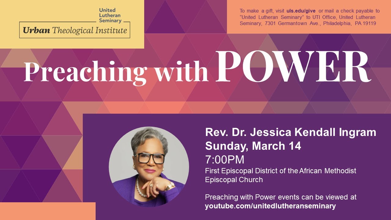 Preaching with Power: Rev. Dr. Jessica Kendall Ingram