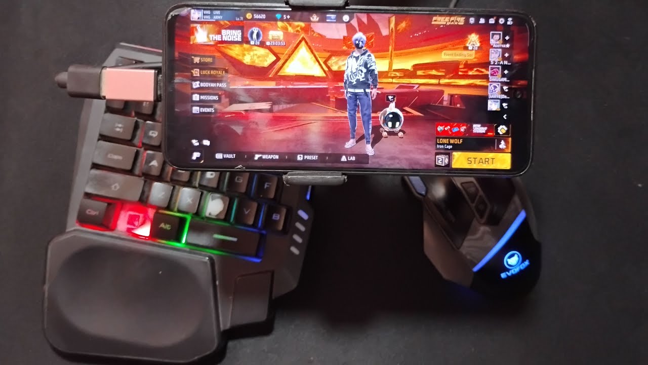 VHG GAMING is Live Stream 👾 Keyboard ⌨️ And Mouse 🖱️ Free Fire 📱Gameplay 💯  