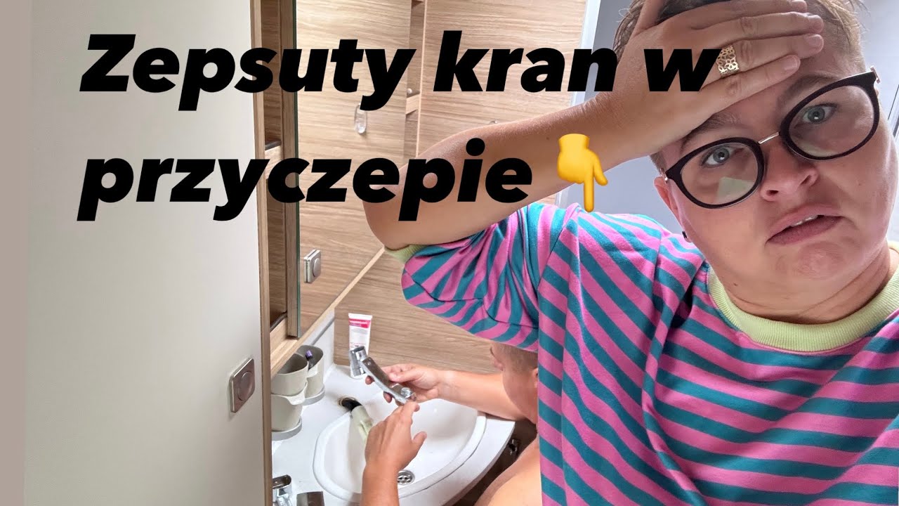 Jesienny wyjazd Przyczepą Kempingową FENDT do ZNAJOMYCH pod Poznań. Pękł Nam kran w łazience🤦🏻‍♀️