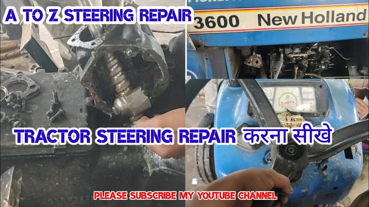 TRACTOR STEERING GEARBOX REPAIR || TRACTOR STEERING REPAIR करना सीखे A TO Z @TechnicalHelpMind