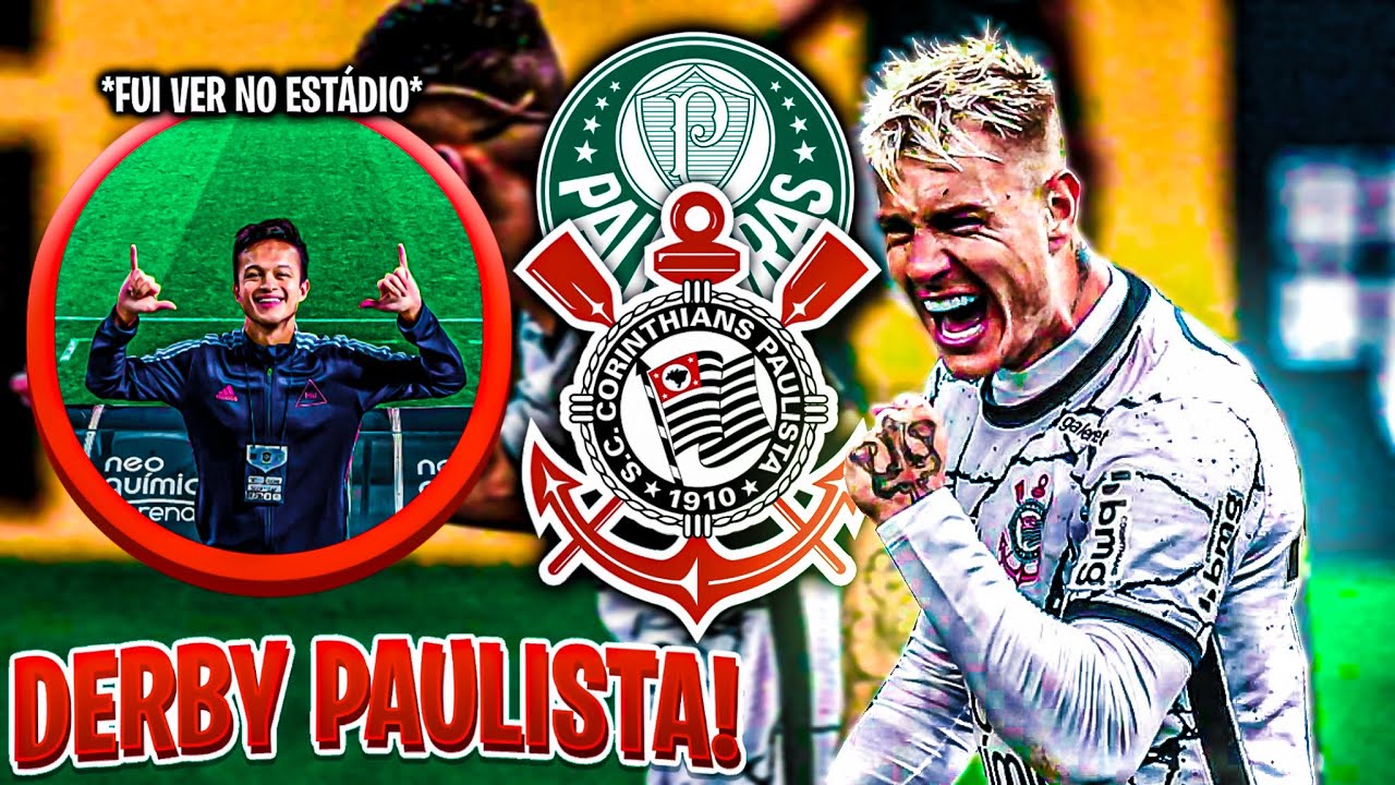 GOLAÇO DE RÓGER GUEDES E CONFUSÃO NO Corinthians x Palmeiras!! ( DERBY PAULISTA )