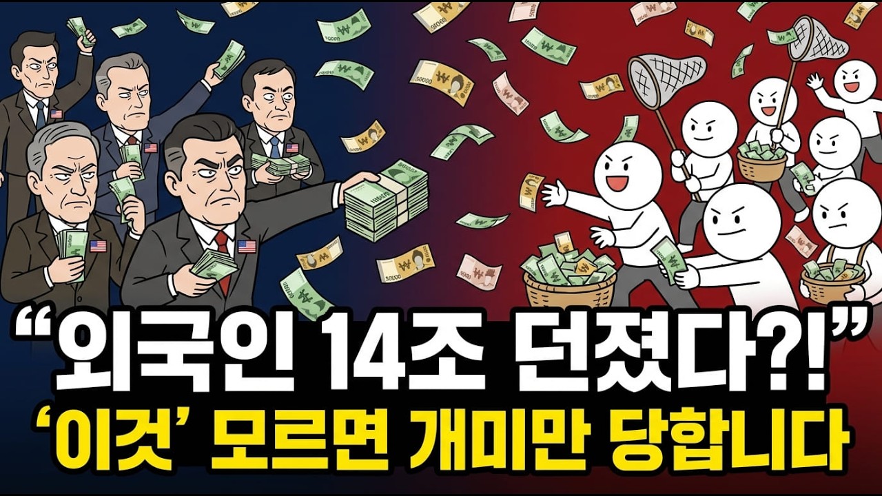 외국인 14조 던졌는데 개인이 전부 받았다 | 제2 동학개미운동의 진짜 결말은?