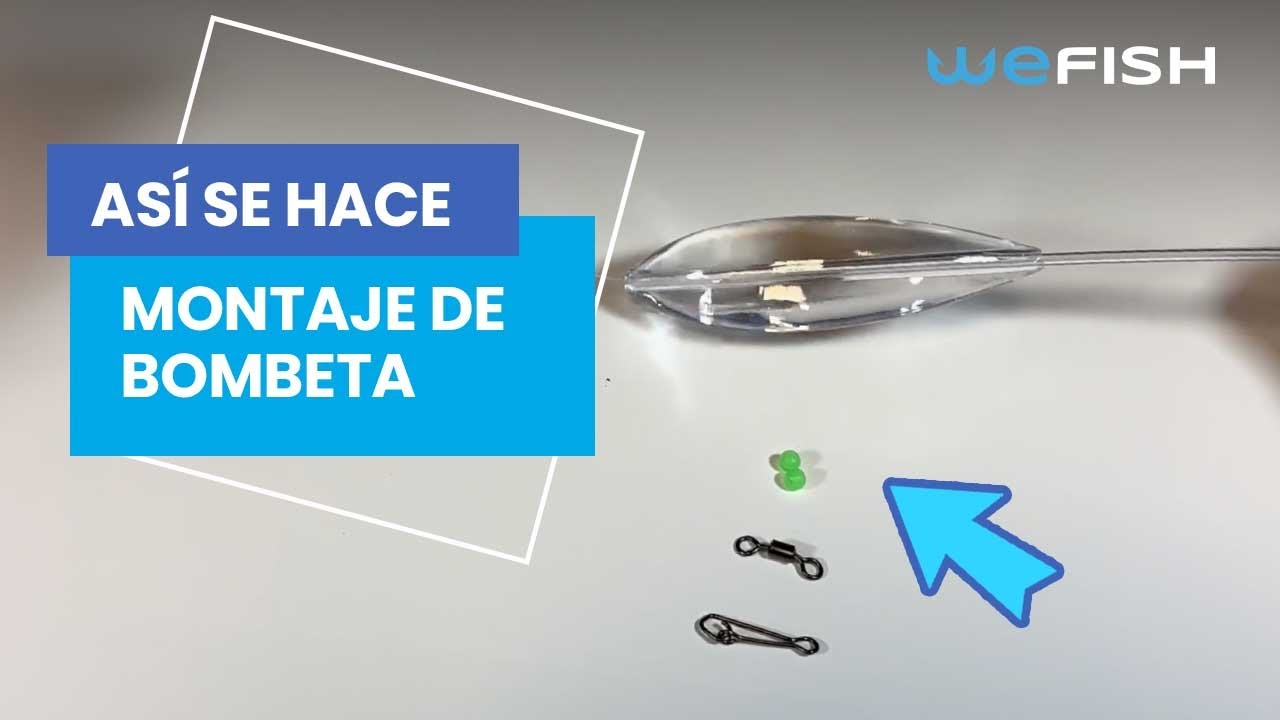 🎣💡 ¿Cómo hacer el Montaje de Bombeta para capturar Lubinas, Jureles y más? #pesca #pescaresponsable
