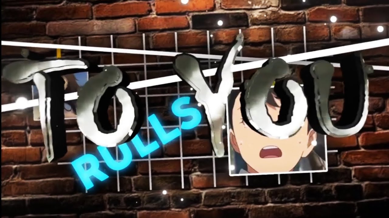 Die With A Smile Amv Typography Node Video