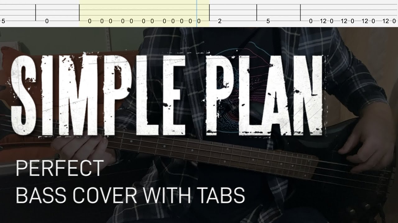Simple Plan - Perfect (Bass Cover with Tabs)